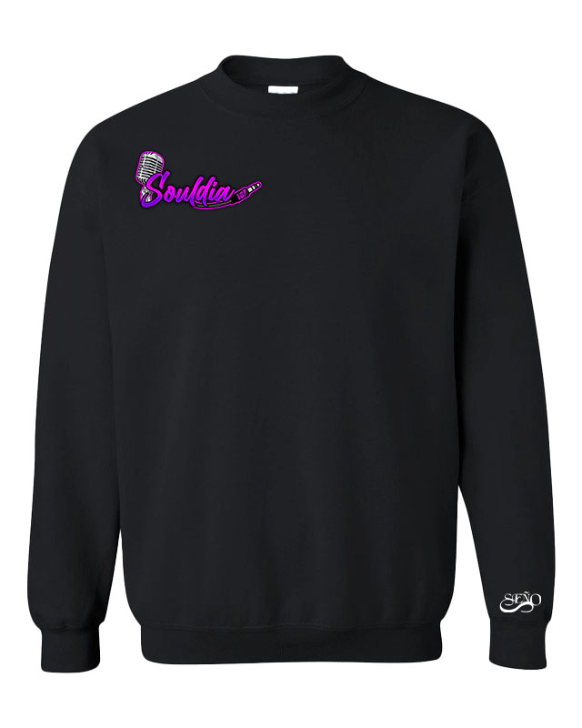 Drip crewneck noir
