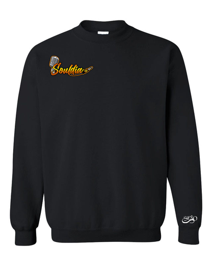 Drip crewneck noir