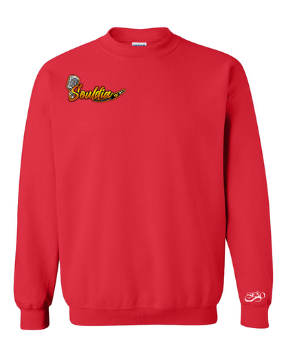 Drip crewneck rouge