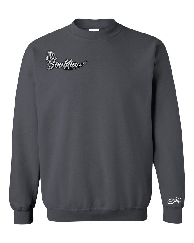 Drip crewneck gris