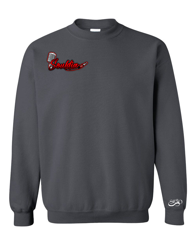 Drip crewneck gris